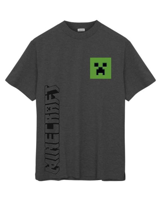 Grey Minecraft Shirt