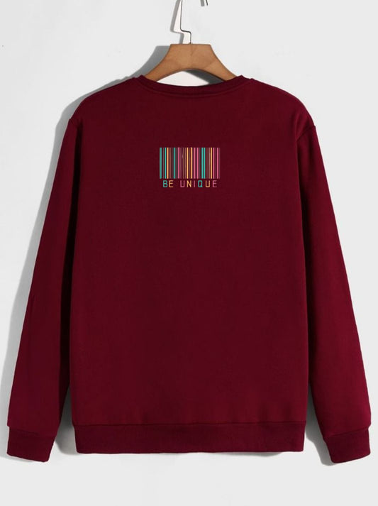 Maroon Be Unique Sweatshirt