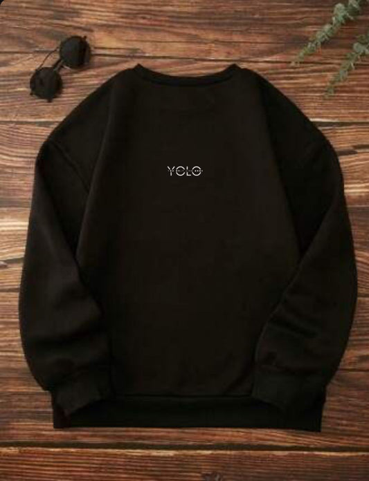 YOLO Sweatshirt Black