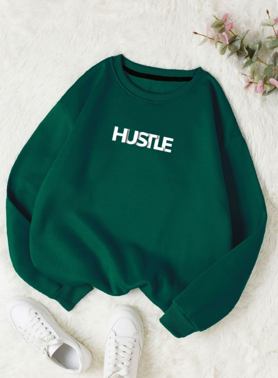 Hustle Green Sweatshirt