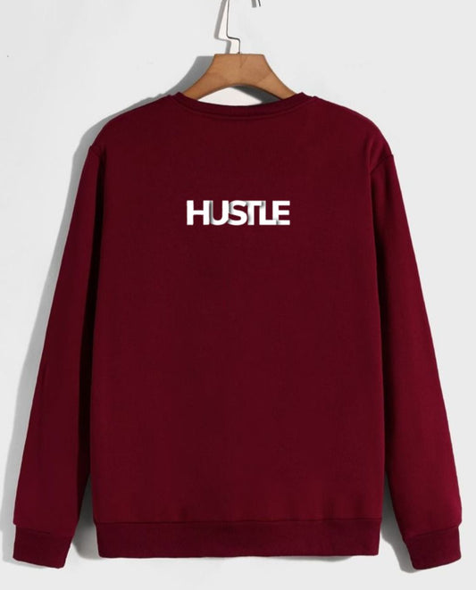 Hustle Maroon Sweatshirt