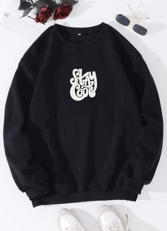 Stay Cool Black Sweatshirts