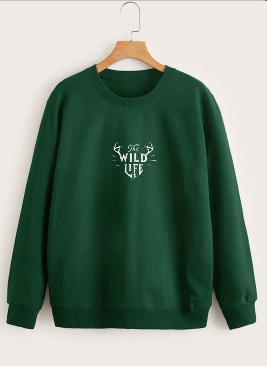 The Wild Life Green Sweatshirt