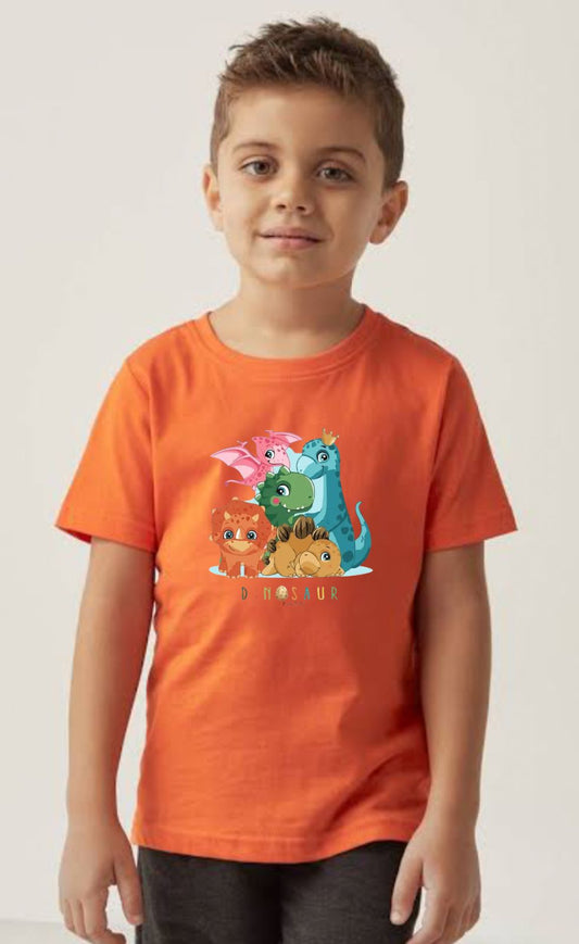 Dino Orange Shirt