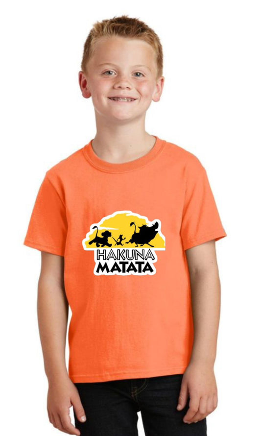 Orange Hakuna Matata Shirt