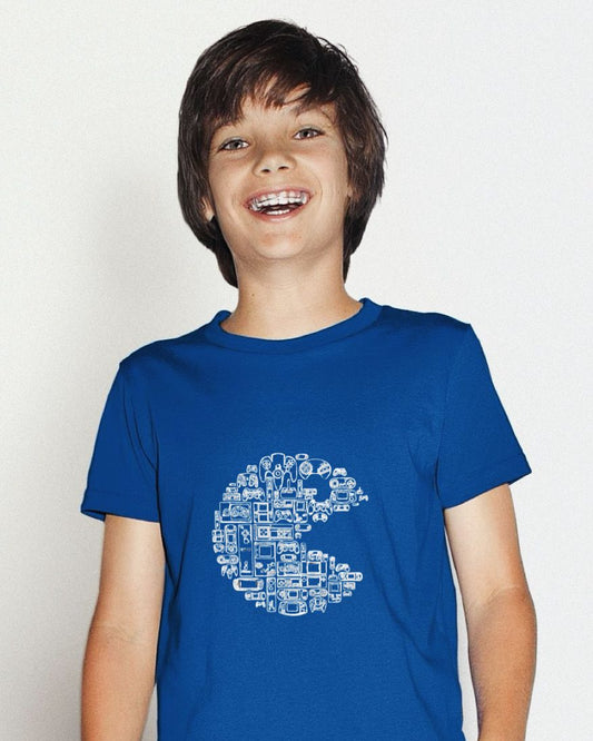 Blue Pacman Shirt